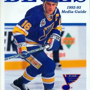 1992-93 St. Louis Blues media guide
