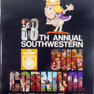 1972 Sun Bowl program