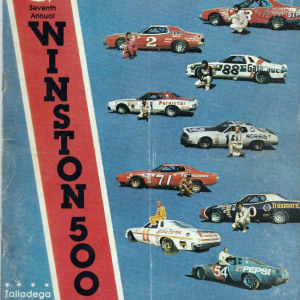1976 Winston 500 program