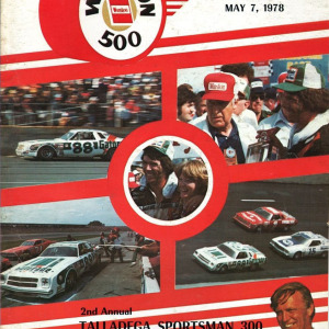 1978 Winston 500 program