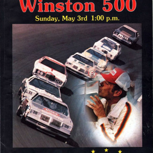 1981 Winston 500 program