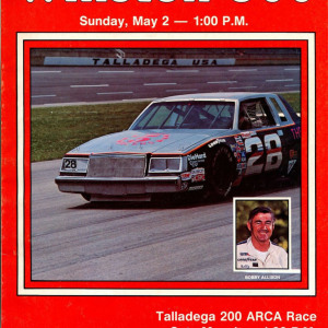 1982 Winston 500 program