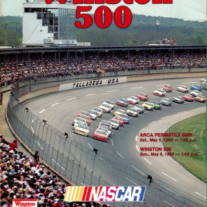 1984 Winston 500 program