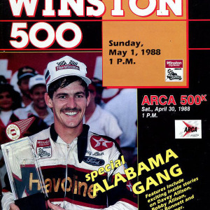 1988 Winston 500 program