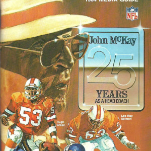 1984 Tampa Bay Buccaneers media guide