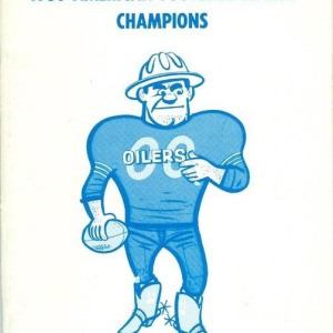 1961 Houston Oilers media guide