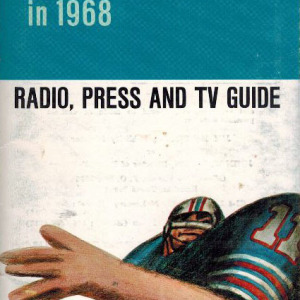 1968 Houston Oilers media guide