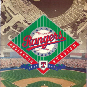 MLB Media Guide: Texas Rangers (1993)