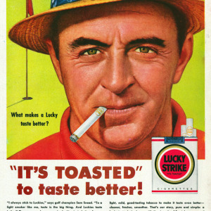 1954 Lucky Strike ad (Sam Snead)
