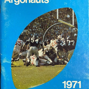 1971 Toronto Argonauts media guide