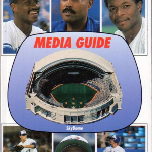 1990 Toronto Blue Jays media guide