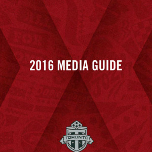 2016 Toronto FC media guide