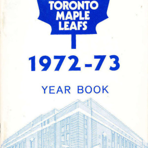 NHL Media Guide: Toronto Maple Leafs (1972-73)
