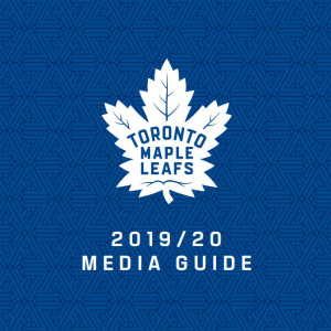 2019-20 Toronto Maple Leafs media guide