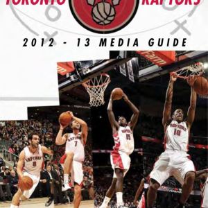2012-13 Toronto Raptors media guide