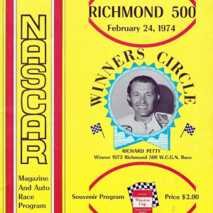 1974 Richmond 500 program