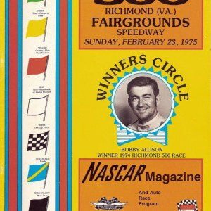 1975 Richmond 500 program