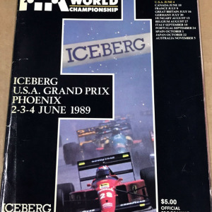 1989 United States Grand Prix program