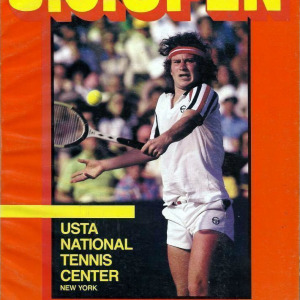 1980 US Open tennis program