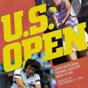 1983 US Open tennis program