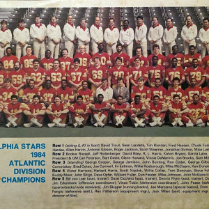 1984 Philadelphia Stars team photo