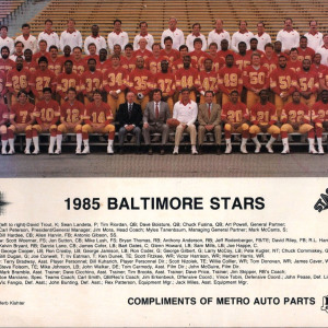 1985 Baltimore Stars team photo