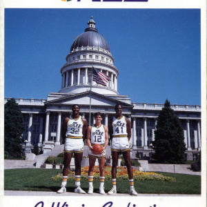 1985-86 Utah Jazz media guide