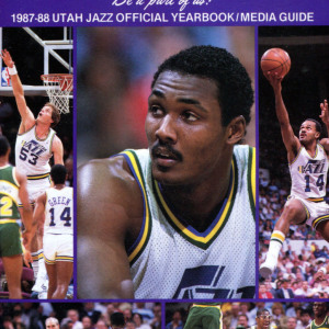 1987-88 Utah Jazz media guide