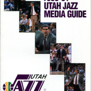 1990-91 Utah Jazz media guide