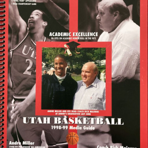 1998-99 Utah Utes men's basketball media guide