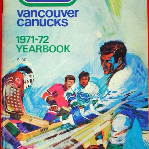 1971-72 Vancouver Canucks yearbook