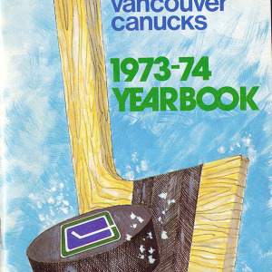 1973-74 Vancouver Canucks yearbook