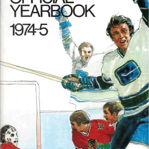 1974-75 Vancouver Canucks yearbook