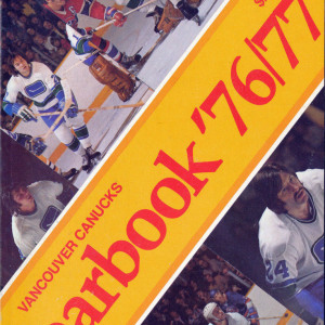 1976-77 Vancouver Canucks yearbook