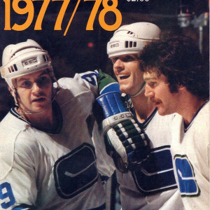 1977-78 Vancouver Canucks yearbook