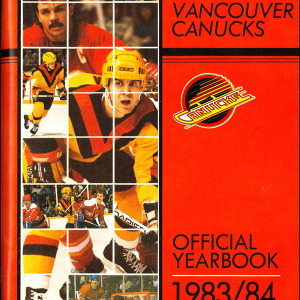 1983-84 Vancouver Canucks yearbook