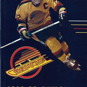 1988-89 Vancouver Canucks yearbook