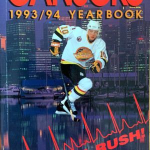 1993-94 Vancouver Canucks yearbook