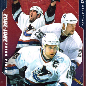 2001-02 Vancouver Canucks media guide