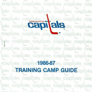 1986 Washington Capitals training camp guide