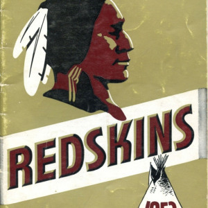 1953 Washington Redskins media guide