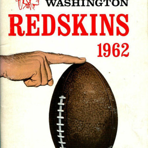 1962 Washington Redskins media guide