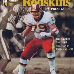 1993 Washington Redskins media guide