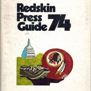 1974 Washington Redskins media guide