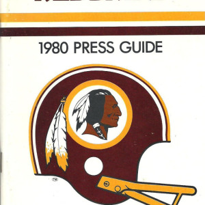1980 Washington Redskins media guide