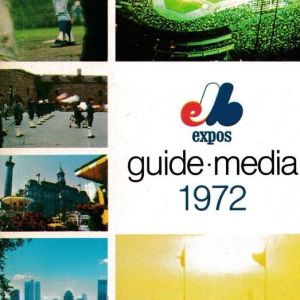 1972 Montreal Expos media guide