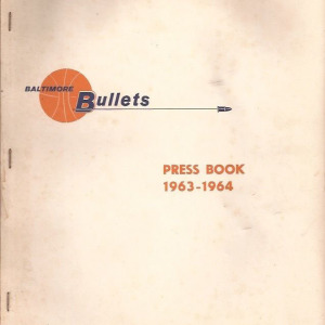 NBA Media Guide: Baltimore Bullets (1963-64)