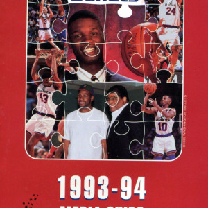 1993-94 Washington Bullets media guide