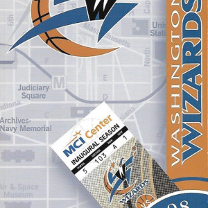 1997-98 Washington Wizards media guide