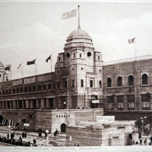 Wembley Stadium (1923) postcard